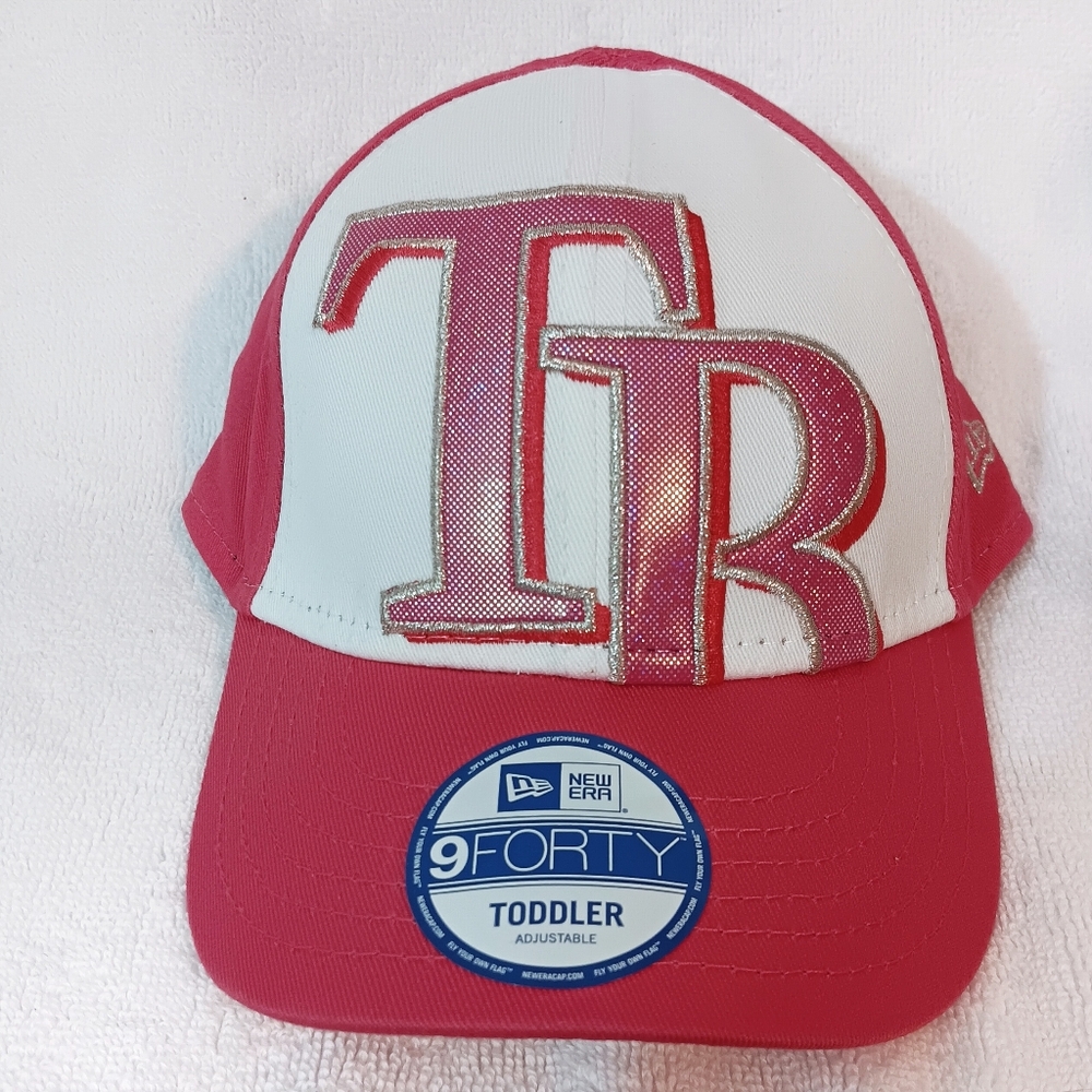 Tampa Bay Rays New Era 9FORTY Toddler Glitter Filler Adjustable Hat Baseball Cap